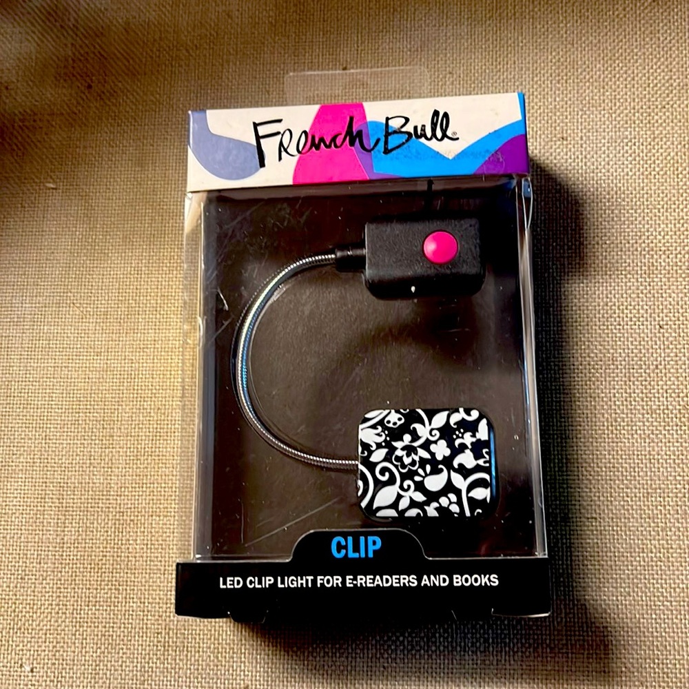 New French Bull Lead Clip Light NWB